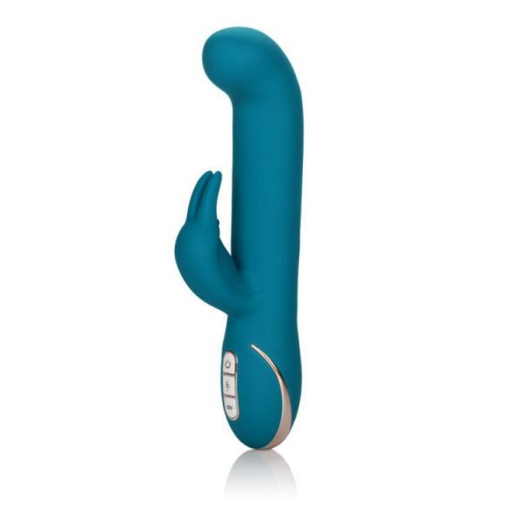 Jack Rabbit Signature Silicone Rocking G Rabbit Vibrator - Blue