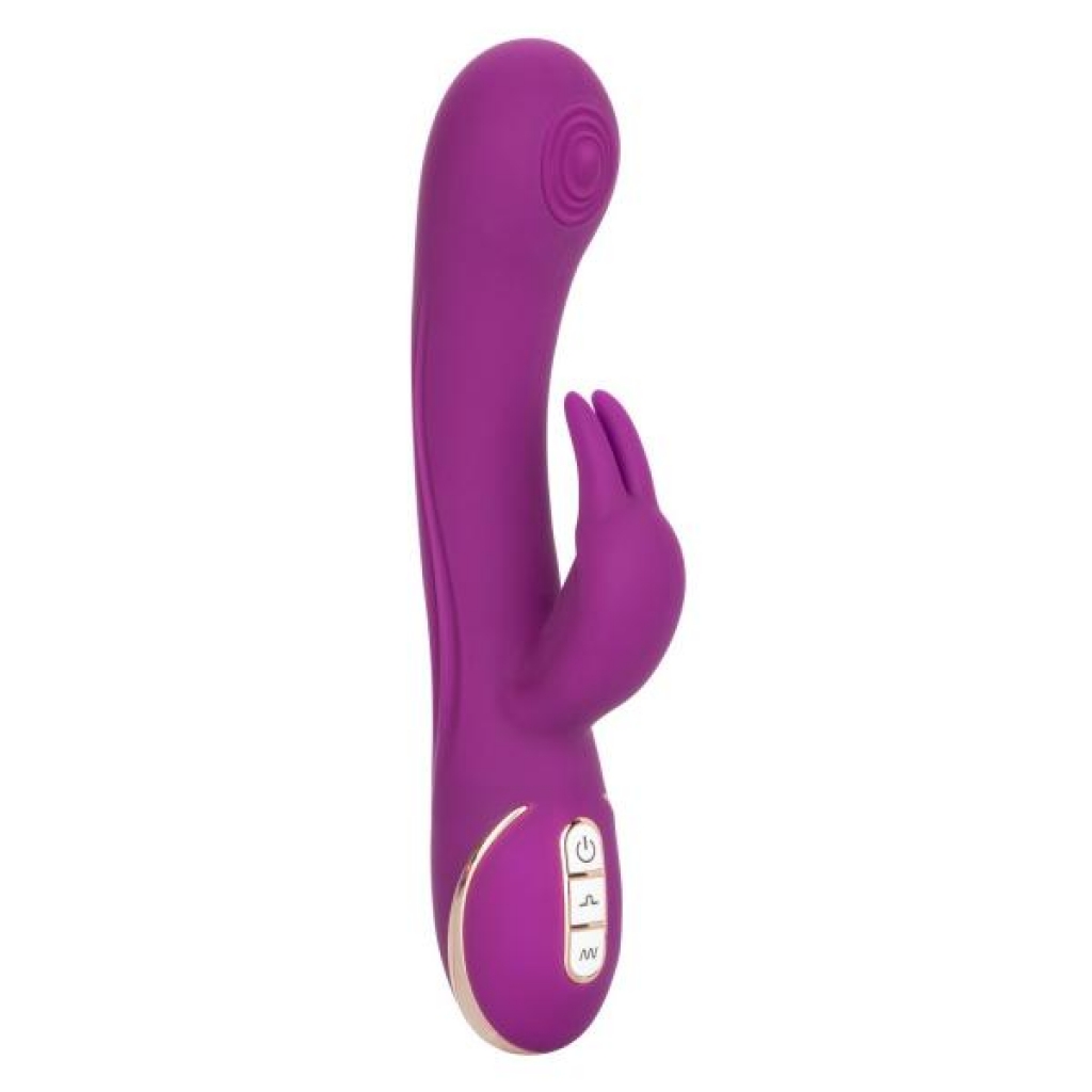 Jack Rabbit Signature Silicone Thumping Rabbit Vibrator - Purple