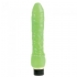 Glow in the Dark Vibrating Jelly Dildo - Green