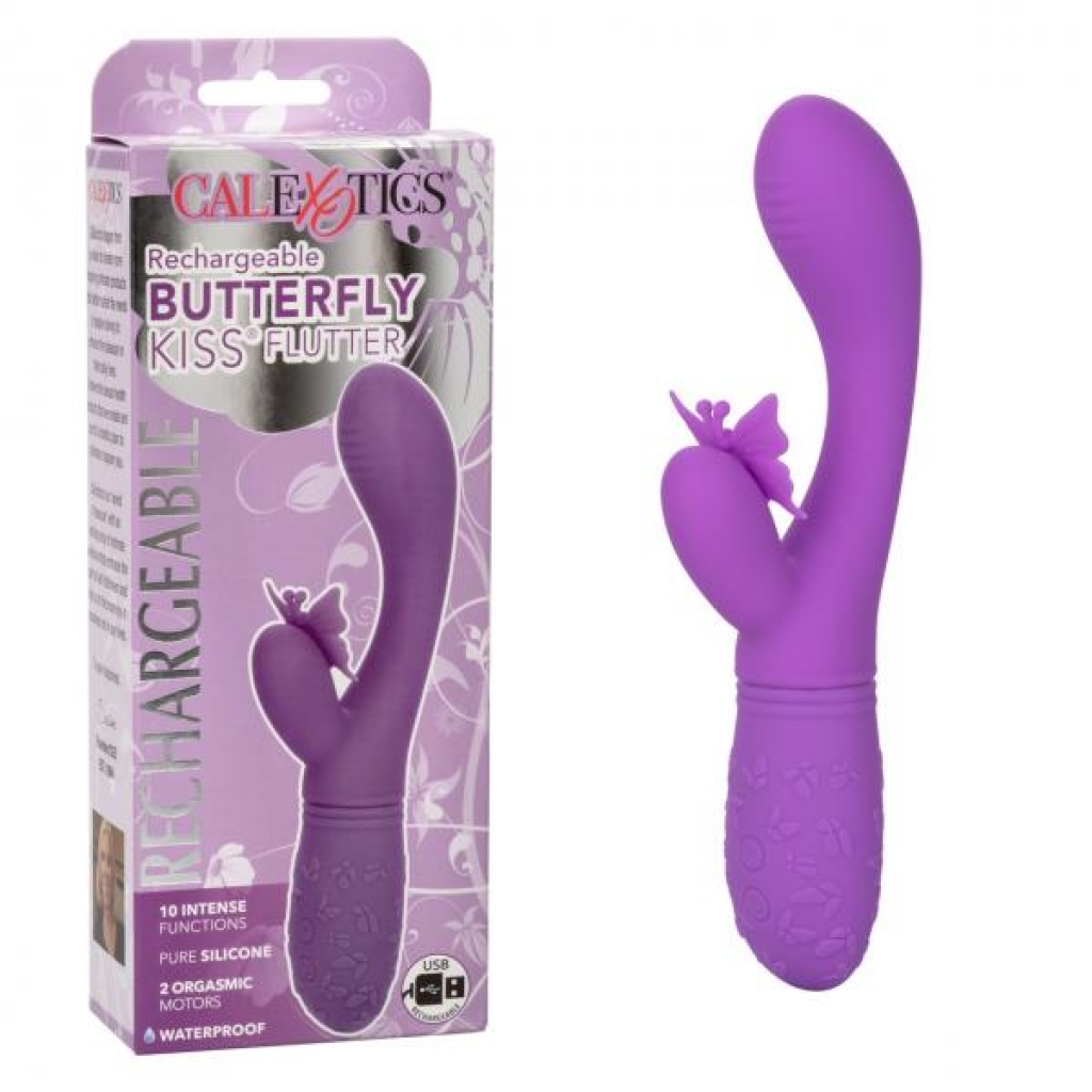 Butterfly Kiss Flutter Purple - Sensational Rabbit Vibrator