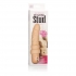 Power Stud Curvy Beige Vibrating Dildo