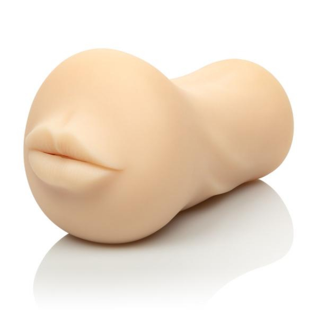 Stroke It Mouth Stroker - Ivory Beige