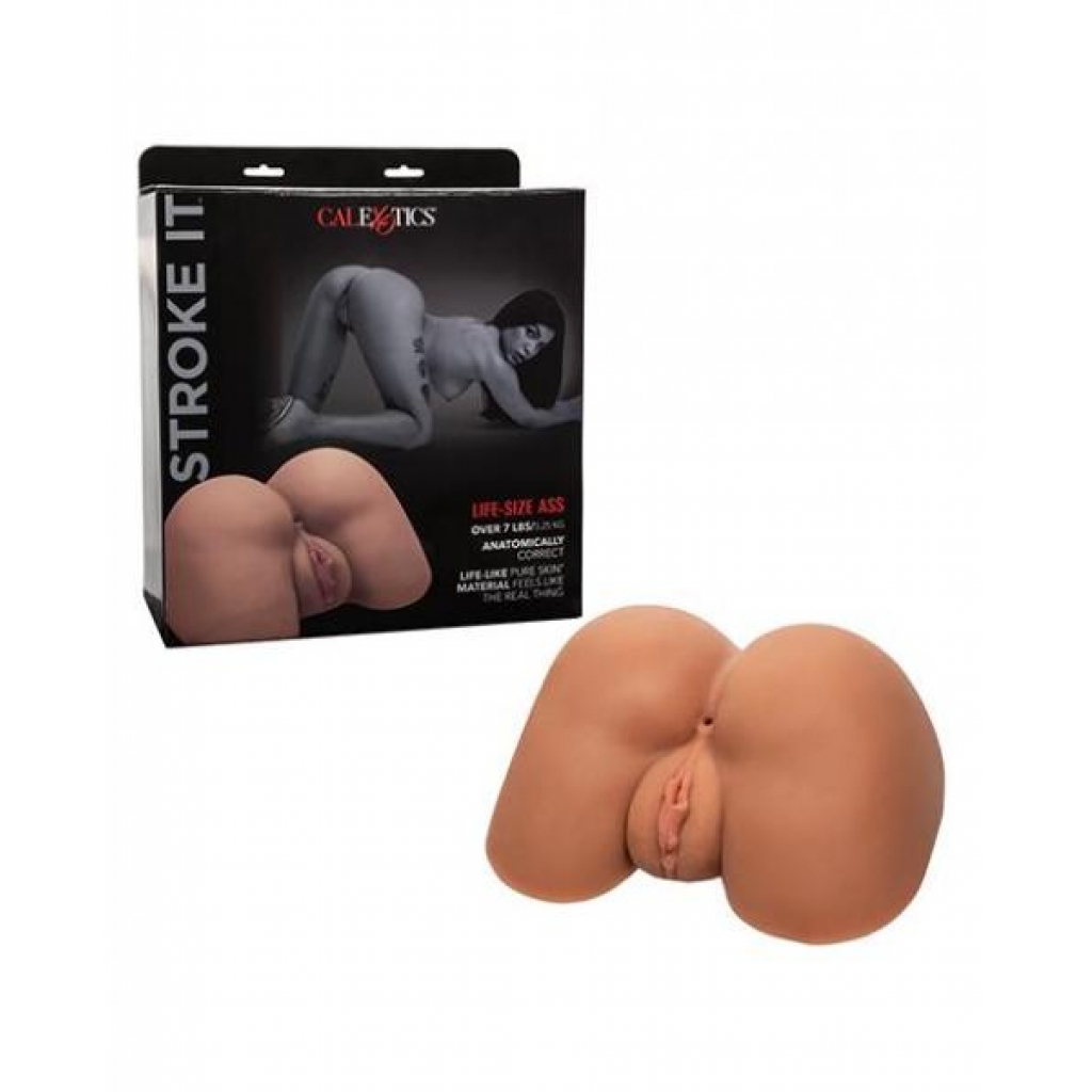 Stroke It Life-Size Ass - Brown