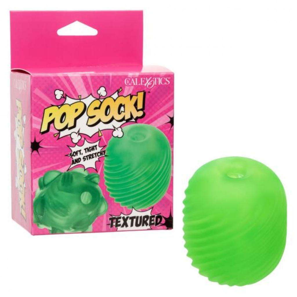 Pop Sock! Textured Green Stroker