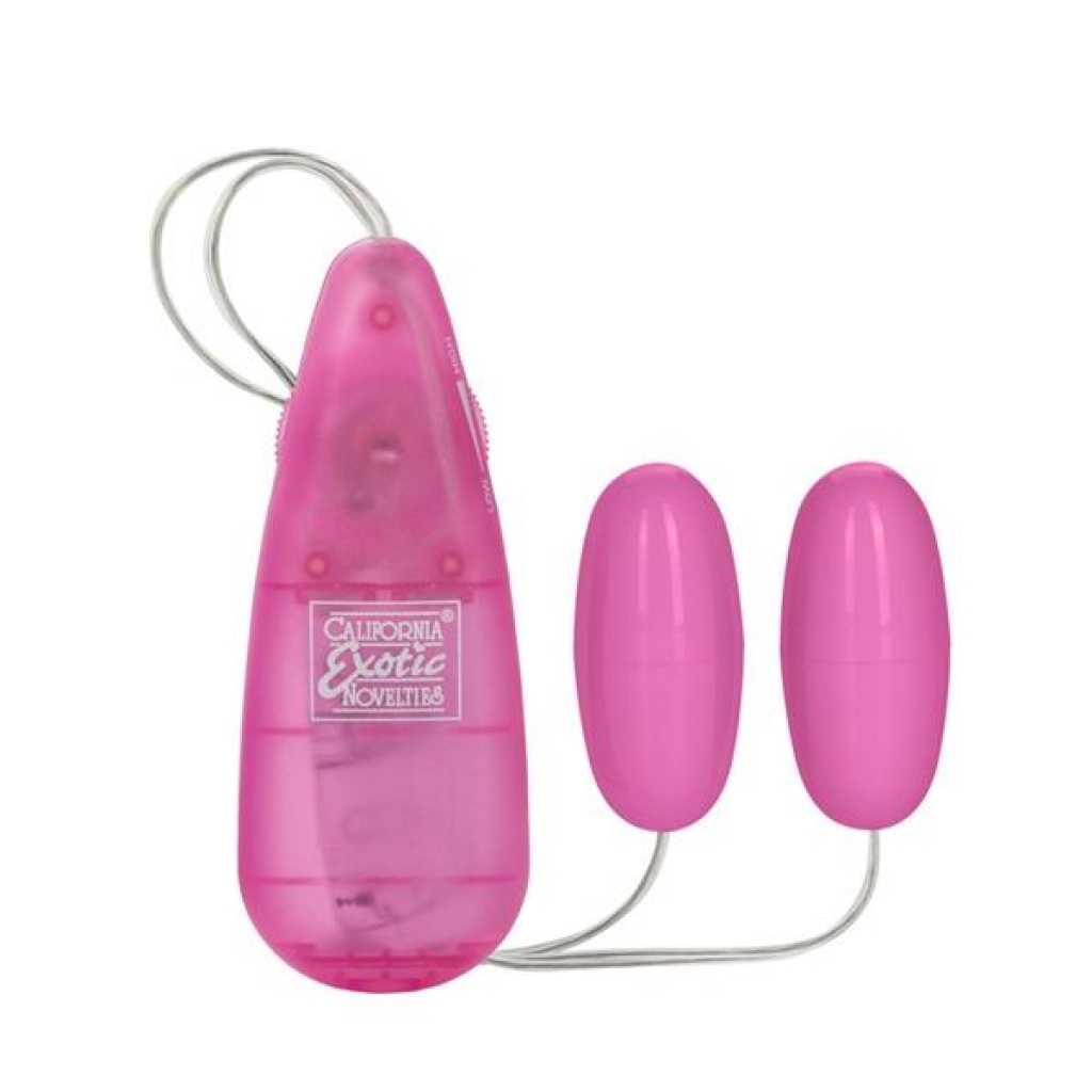 Pocket Exotics Double Pink Passion Bullet Vibrators