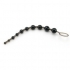 X 10 Beads Graduated Anal Beads 11 Inch - Black