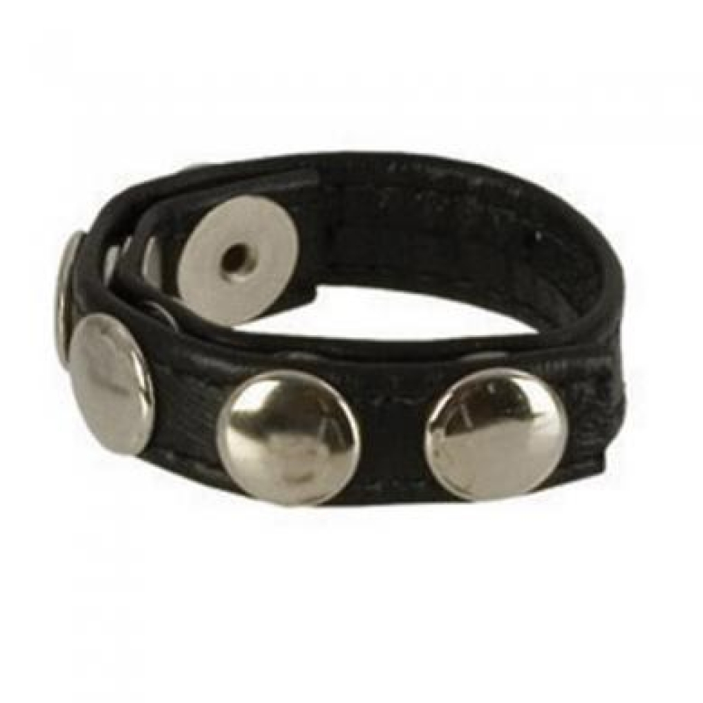 Adonis Leather Collection Ares Snap Ring