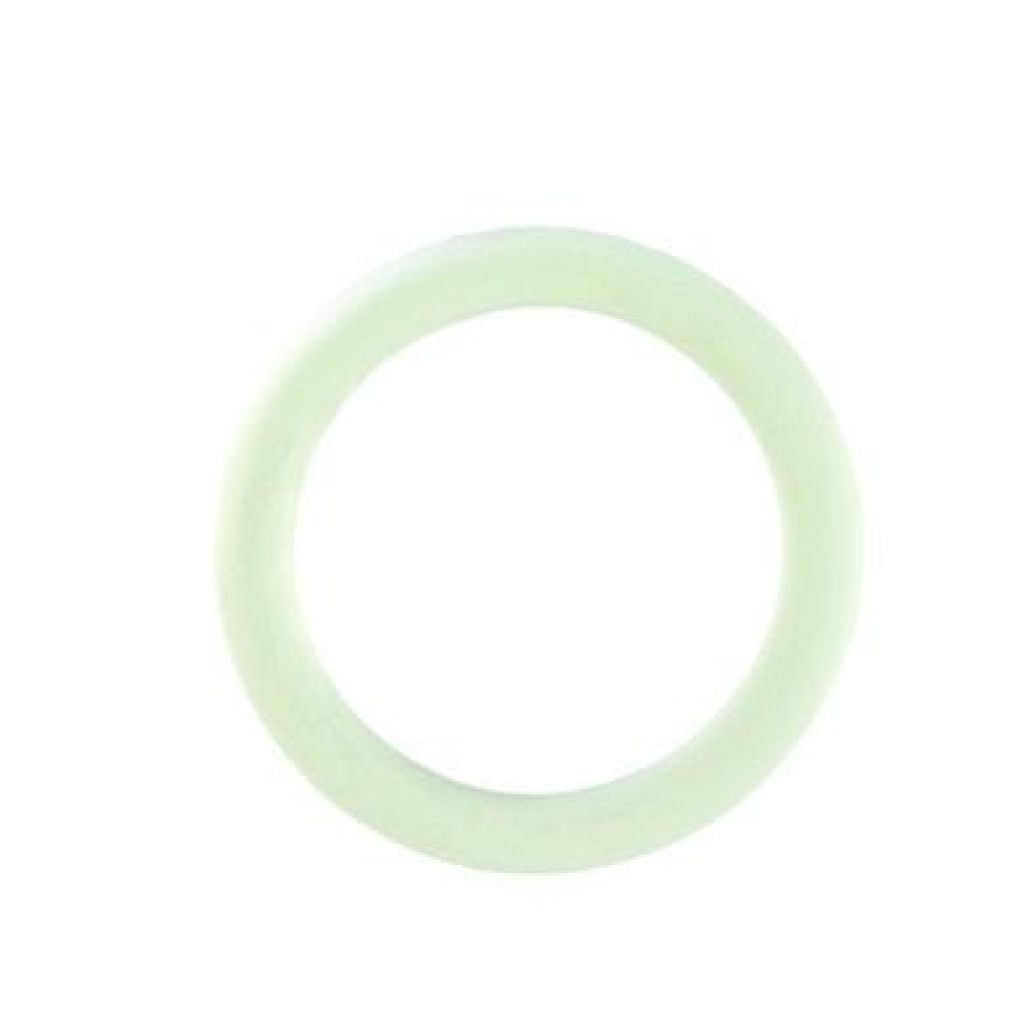 White Rubber Penis Ring - Medium