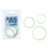 Rubber Ring - White 3 Piece Set