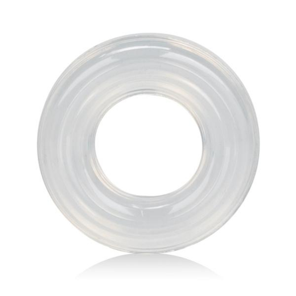 Premium Silicone Ring in Large Clear