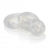 Premium Silicone Ring Set - Clear (Pack of 3)