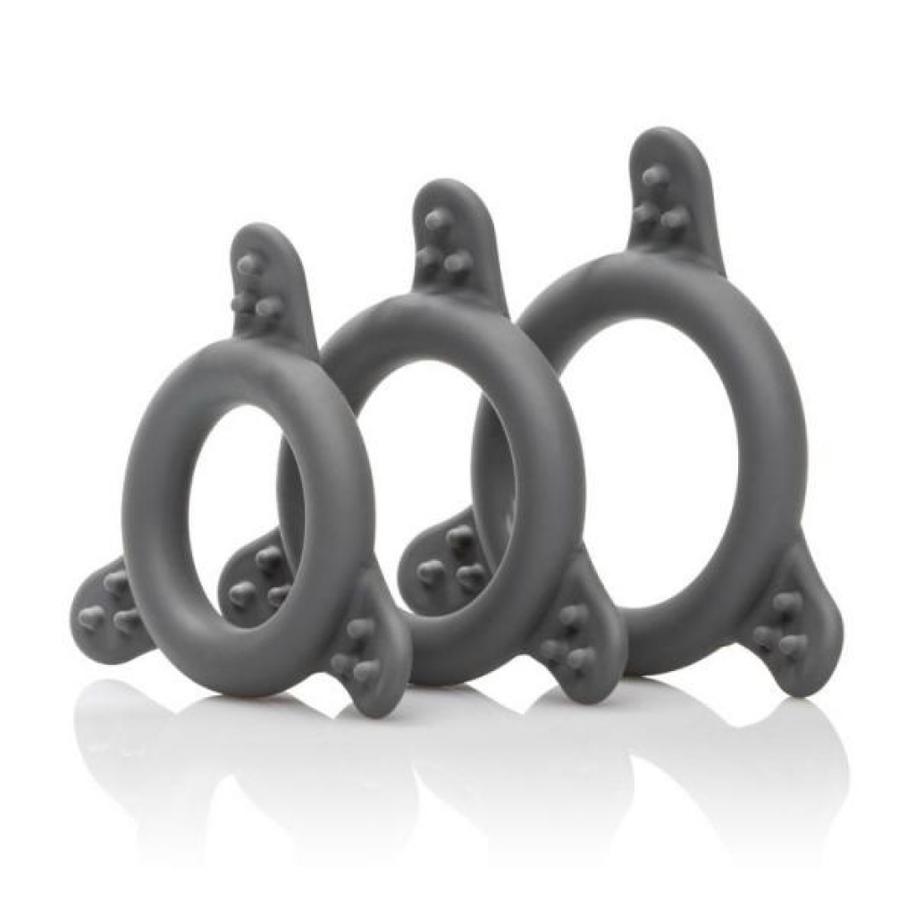 Pro Series Silicone Ring Set - 3 Sizes - Smoke