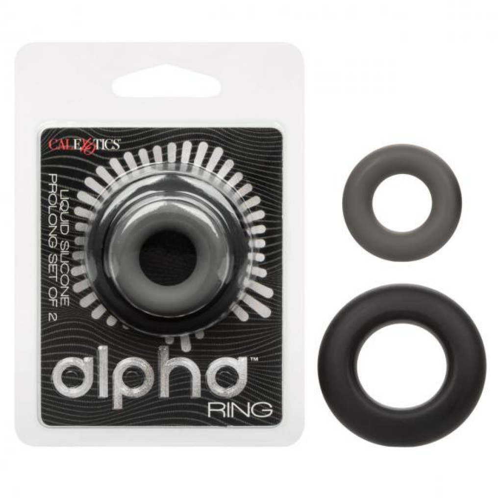 Alpha Liquid Silicone Prolong Set of 2 Performance Rings