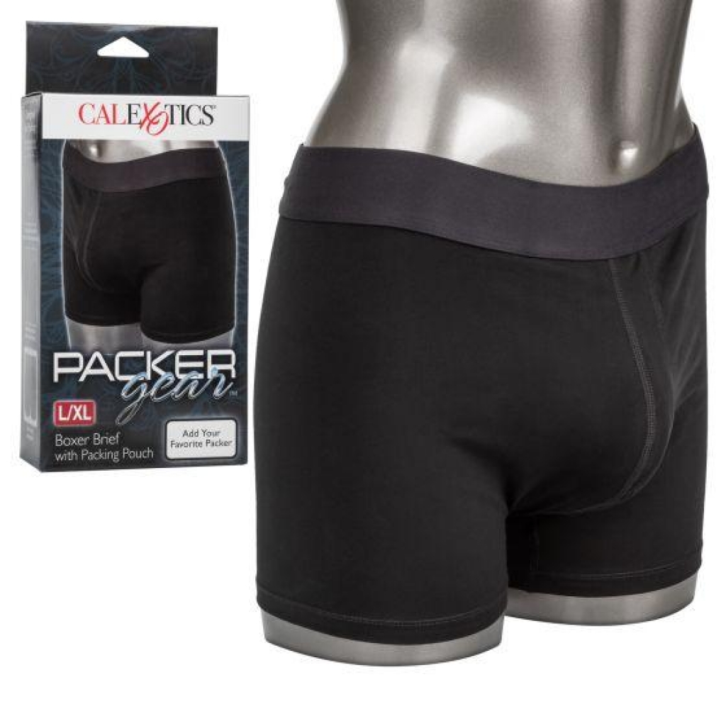 Packer Gear Boxer Brief with Packing Pouch - Comfortable and Discreet L/XL