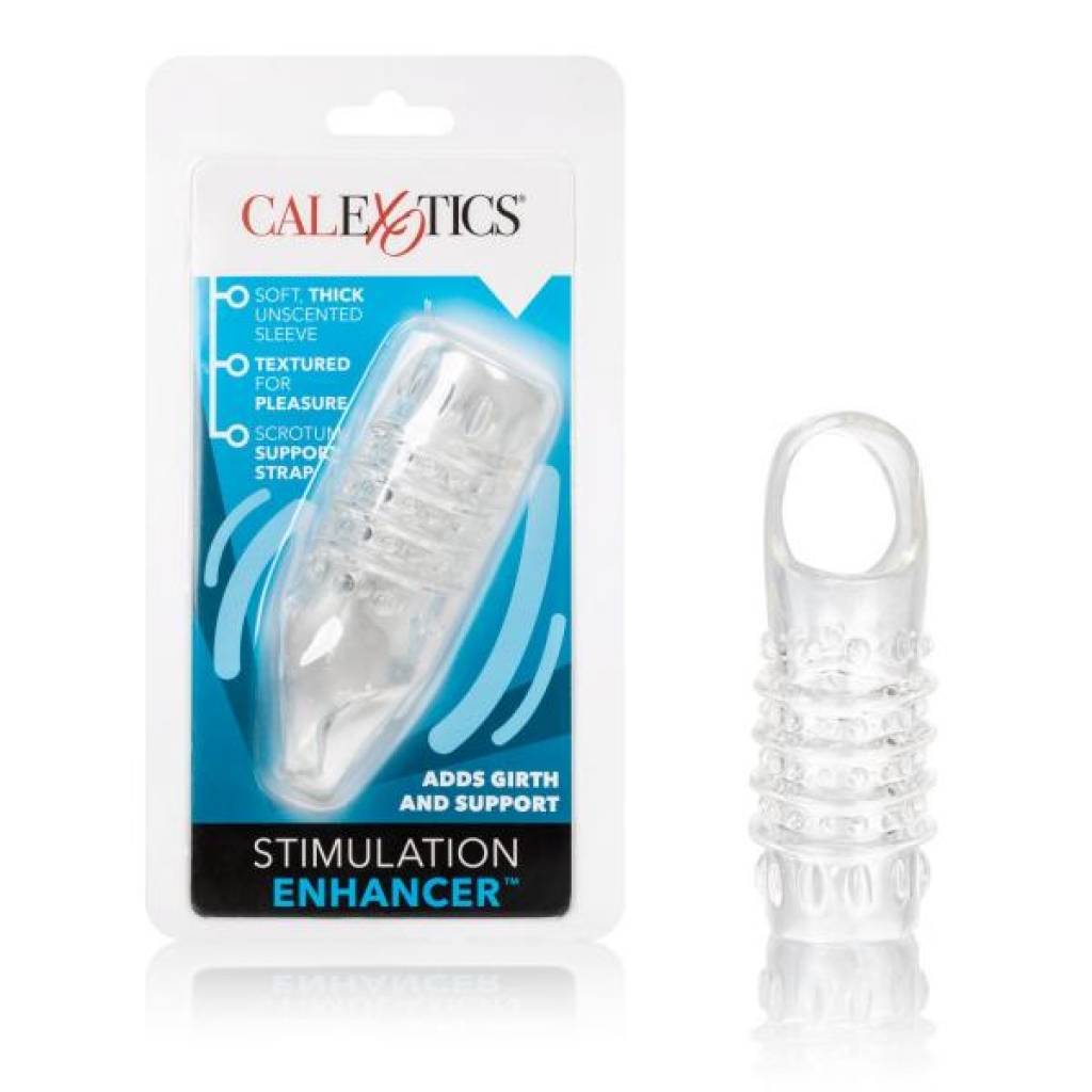 Stimulation Enhancer Sleeve - Clear