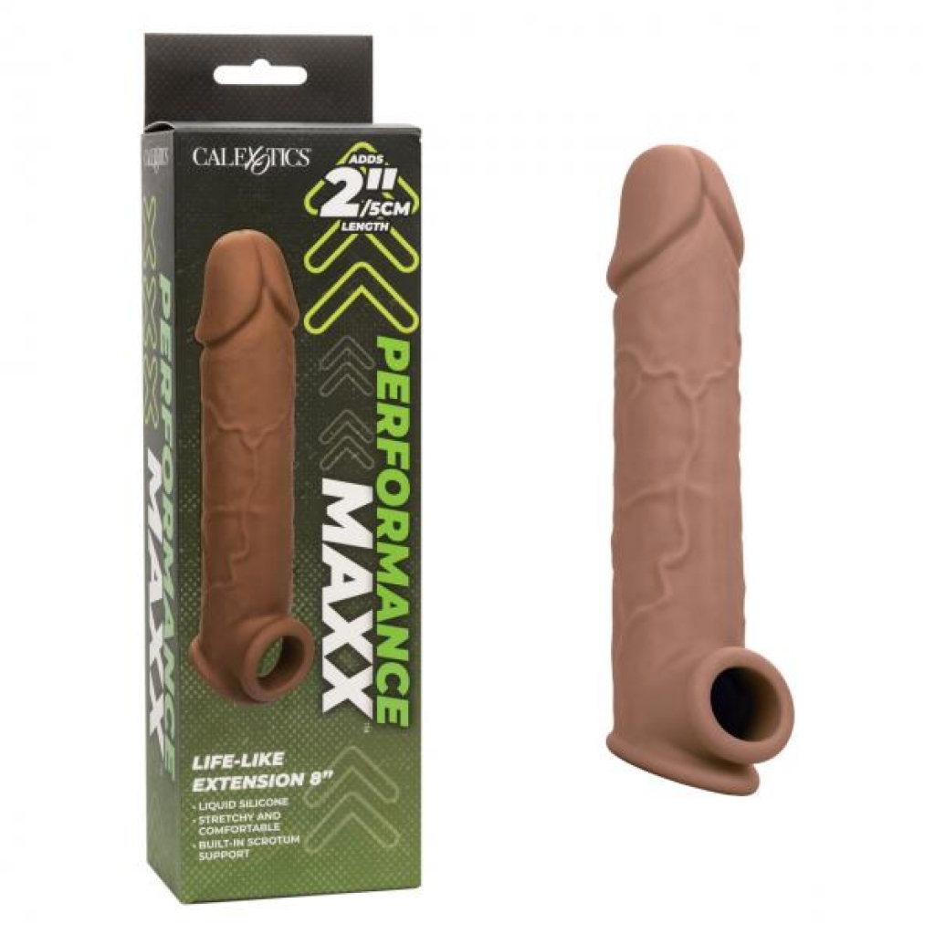 Performance Maxx Life-like Extension 8in - Brown