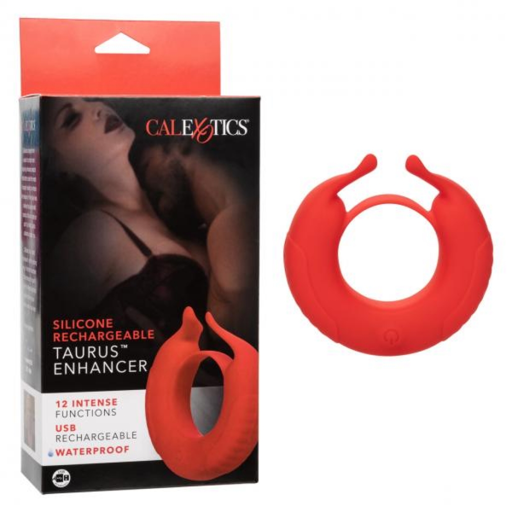 Silicone Rechargeable Taurus Enhancer - Penis Ring