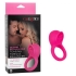 Teasing Tongue Enhancer: Pink Vibrating Penis Ring