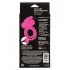 Dual Clit Flicker Enhancer Vibrating Penis Ring - Pink