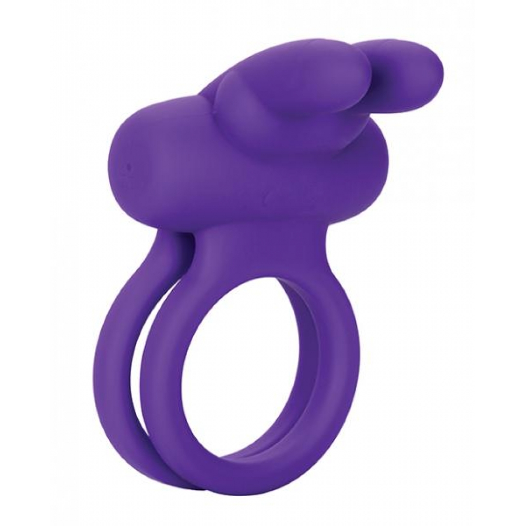 Rockin Rabbit Enhancer Vibrating Penis Ring - Purple