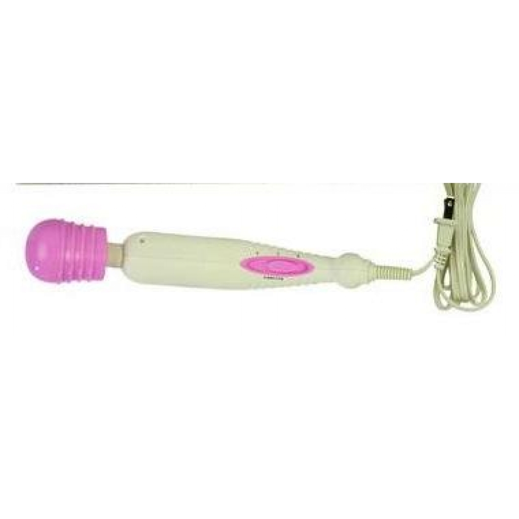 My Miracle 2-Speed Massager - 10.5 Inches, White with Pink