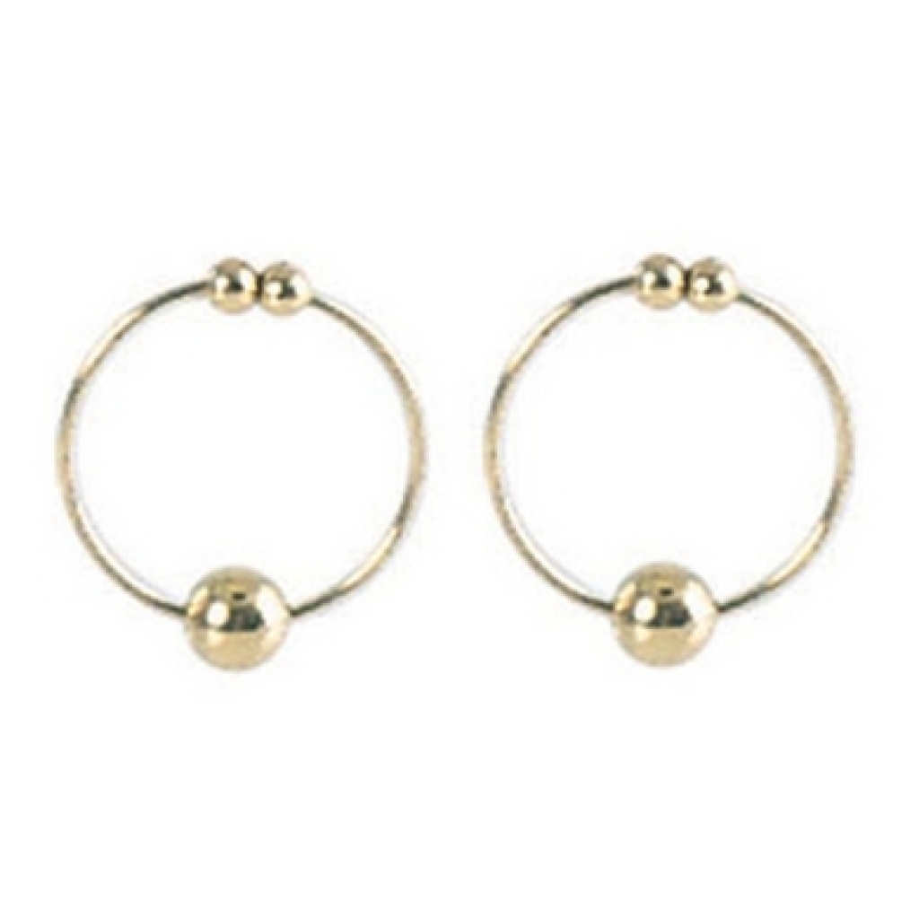 Exotic Non-Piercing Nipple Rings - Gold