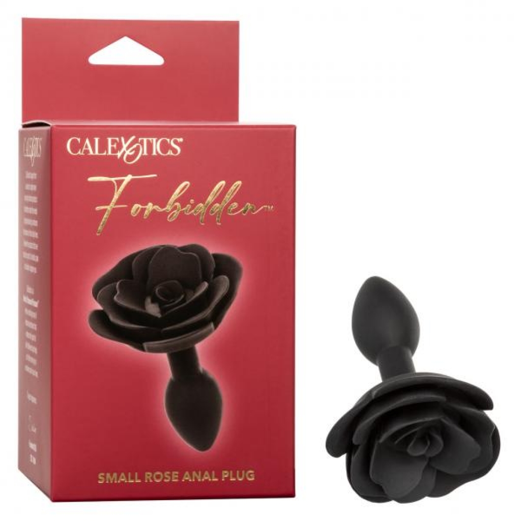 Forbidden Small Rose Anal Plug - Body Safe Silicone