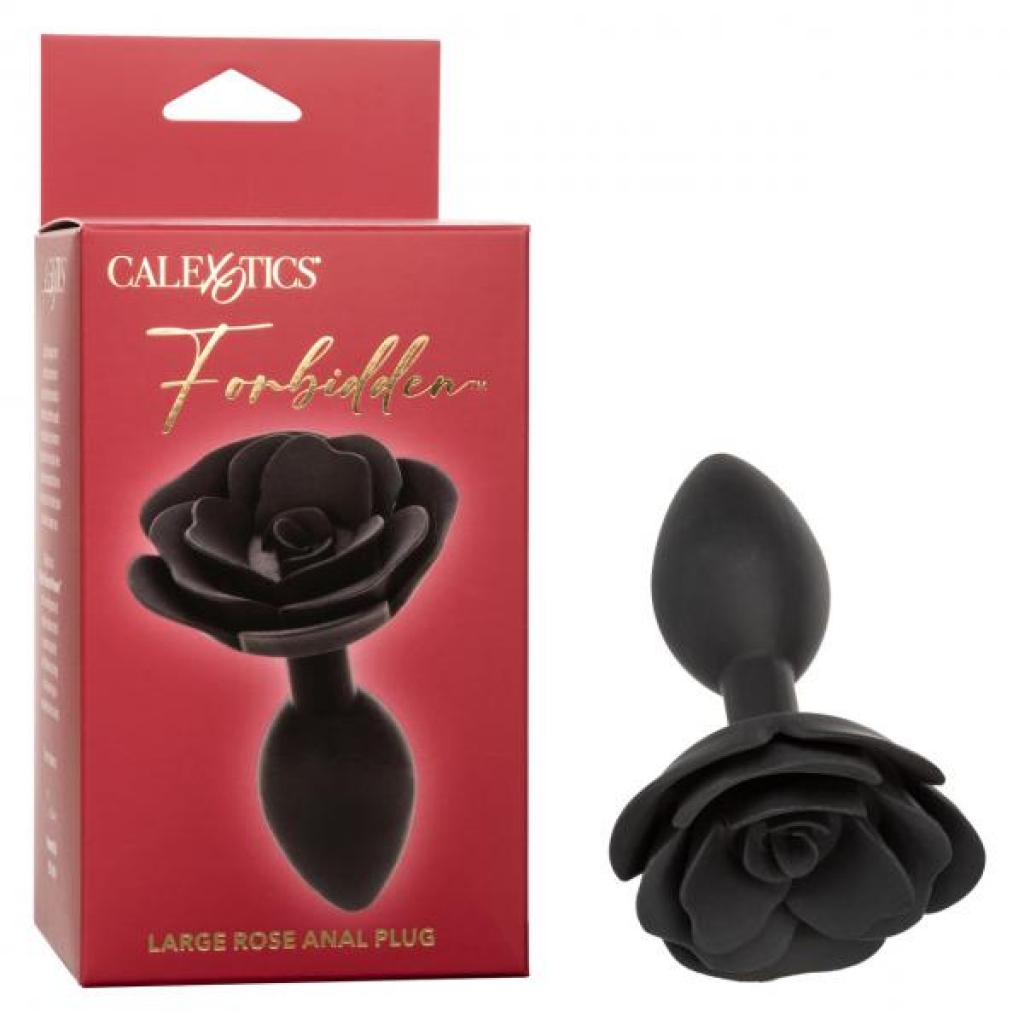 Forbidden Large Rose Anal Plug: Stylish Pleasure