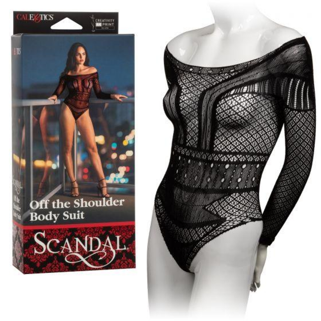 Scandal Off The Shoulder Bodysuit - Enchanting Elegance