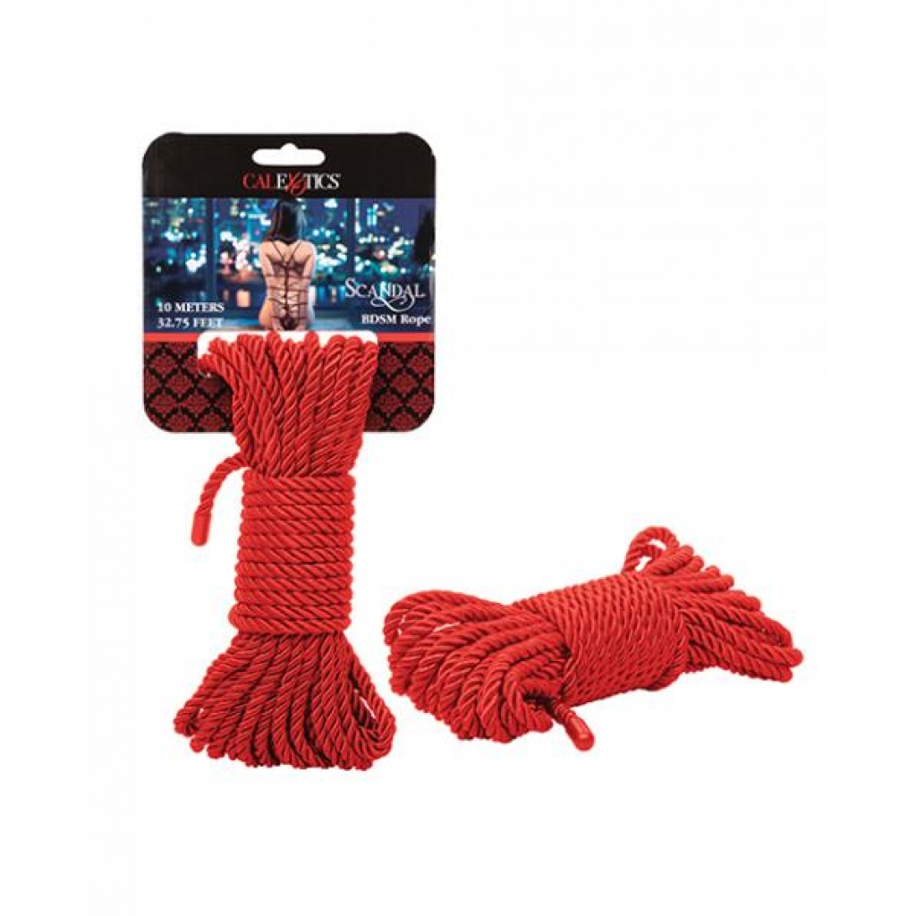 Scandal 10m BDSM Rope - Red