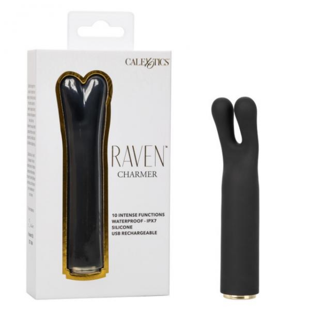 Raven Charmer: Mini Massager in Black