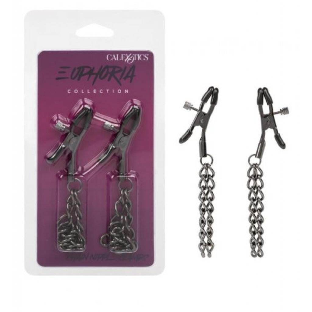 Euphoria Chain Nipple Clamps for Sensory Play