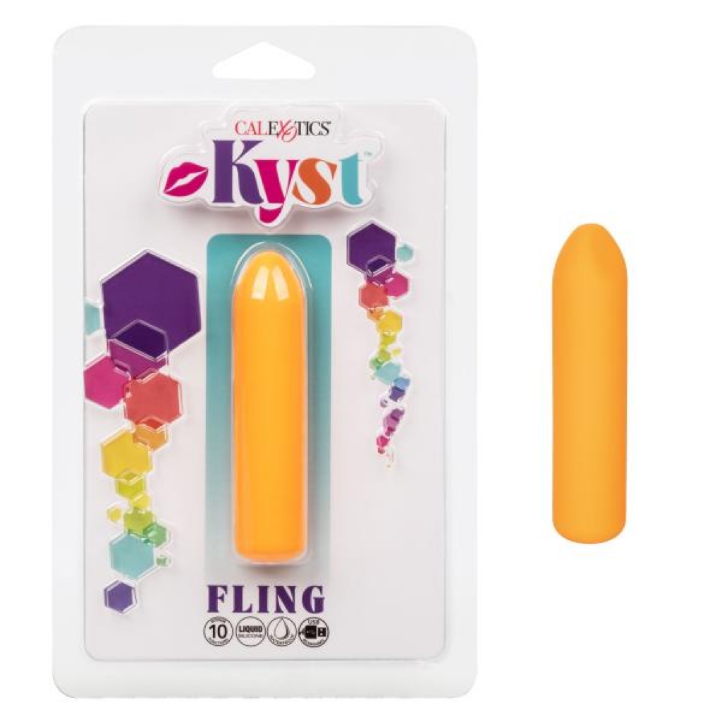 Kyst Fling Orange Mini Massager - Powerful Vibrations