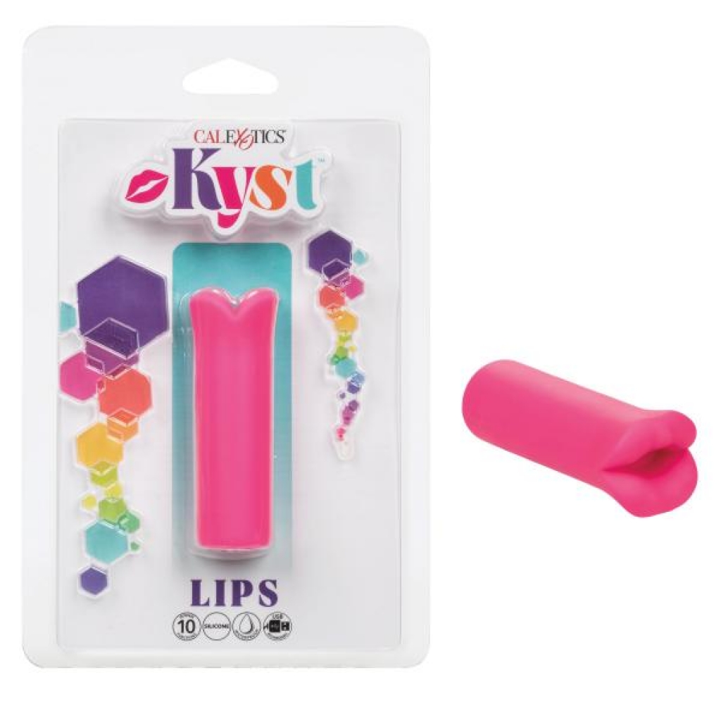 Kyst Lips Mini Massager - Pink 10-Function Bullet