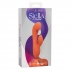 Stella Liquid Silicone Dual G Rabbit Style Orange Vibrator