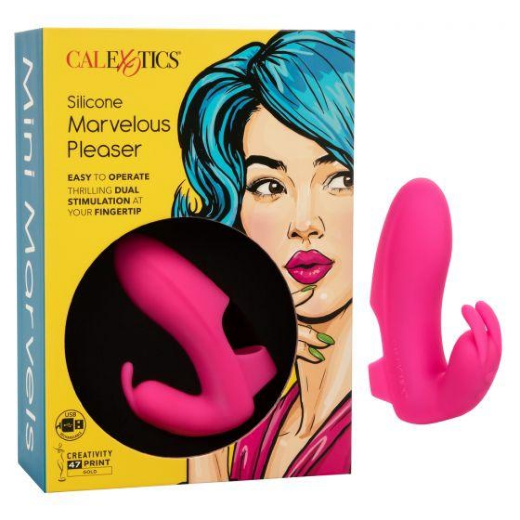 Mini Marvels Marvelous Pleaser - Pink Finger Vibrator