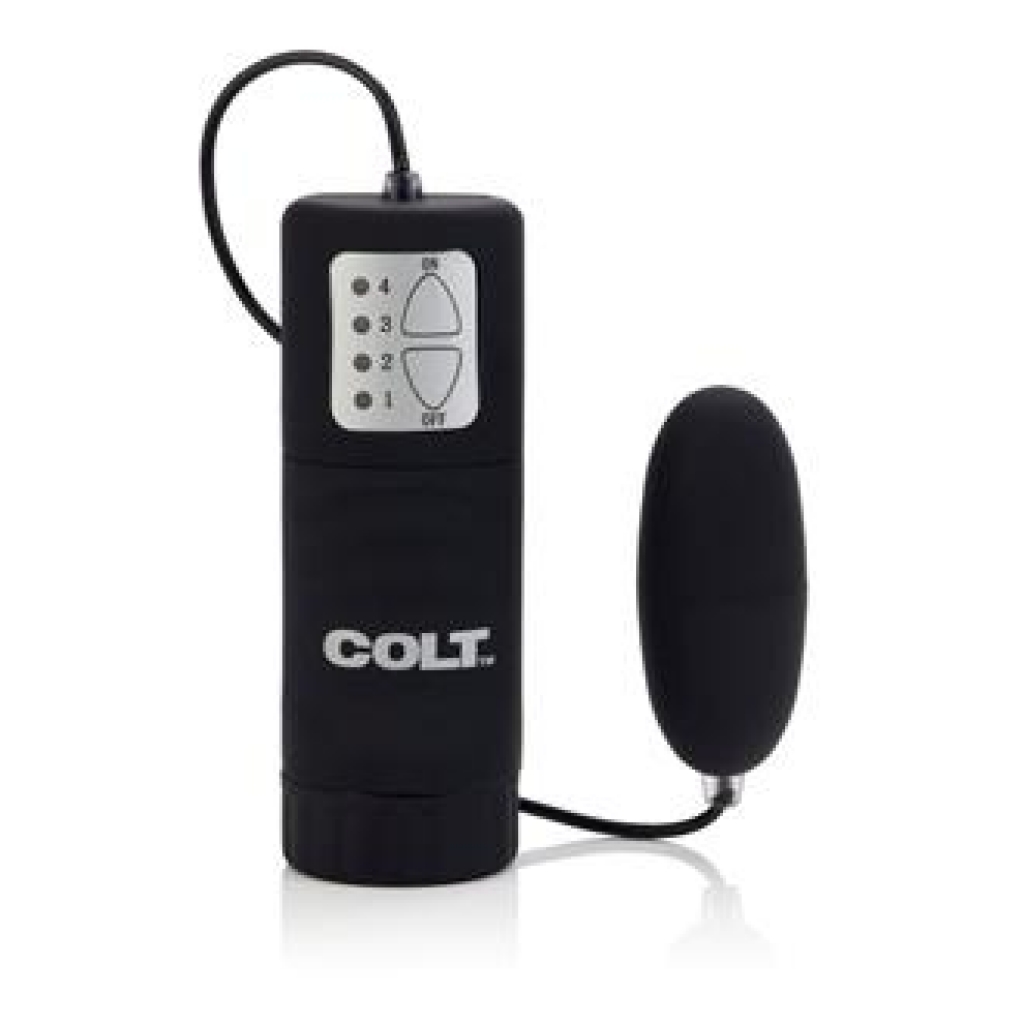 Colt Waterproof Power Bullet Vibrator Black - Compact, Powerful Fun