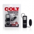 Colt Waterproof Power Bullet Vibrator Black - Compact, Powerful Fun