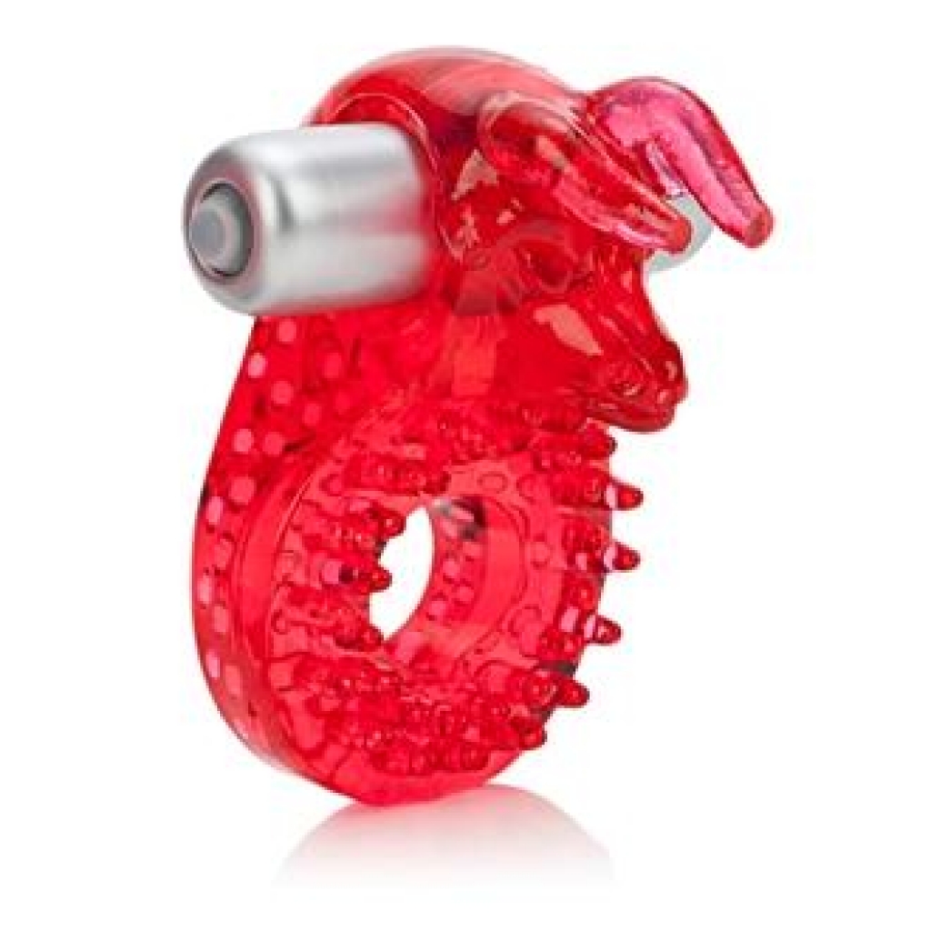 Couples Raging Bull Vibrating Ring - Red