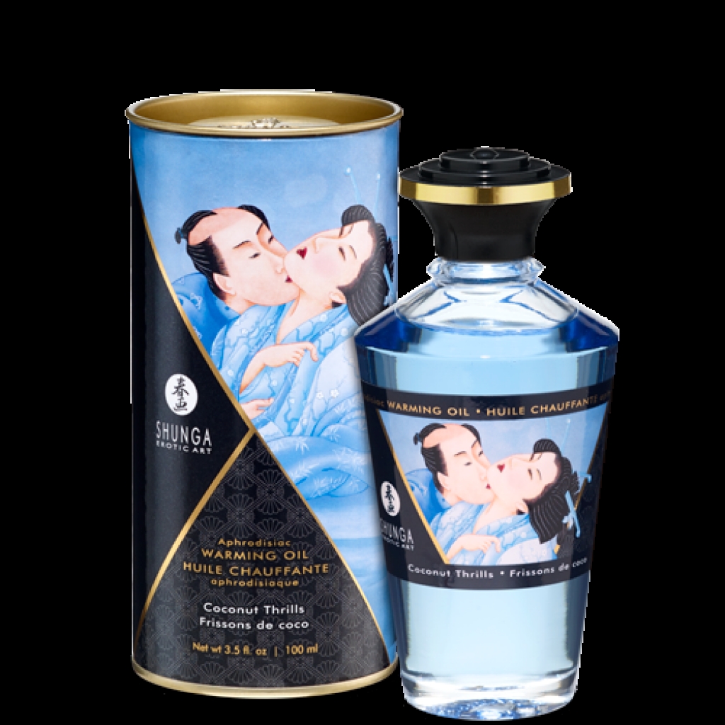 Shunga Warming Coconut Massage Oil - Edible Sensation