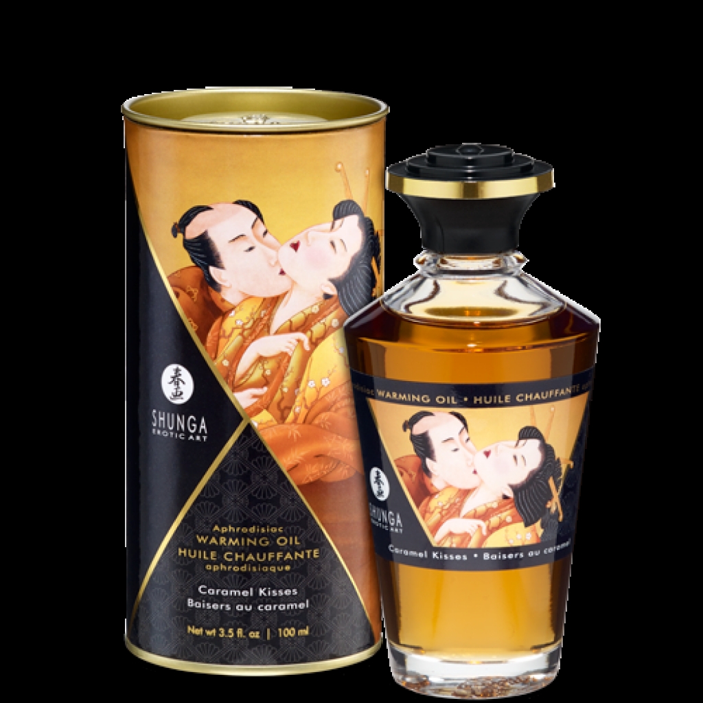 Shunga Warming Massage Oil - Caramel (3.5 Fluid Ounces)