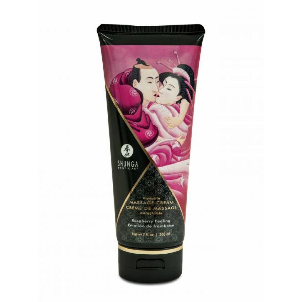 Shunga Raspberry Massage Cream - 7oz