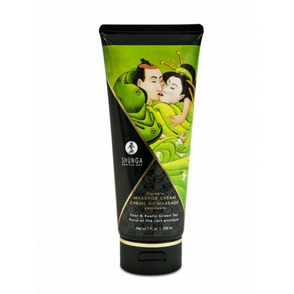 Shunga Massage Cream - Pear & Green Tea 7oz