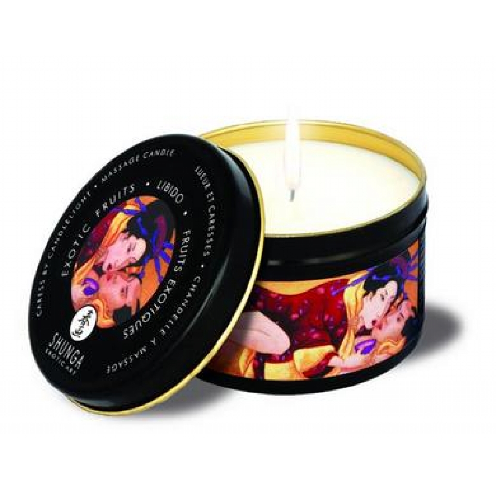 Shunga Massage Candle Libido - Exotic Fruits 5.7oz