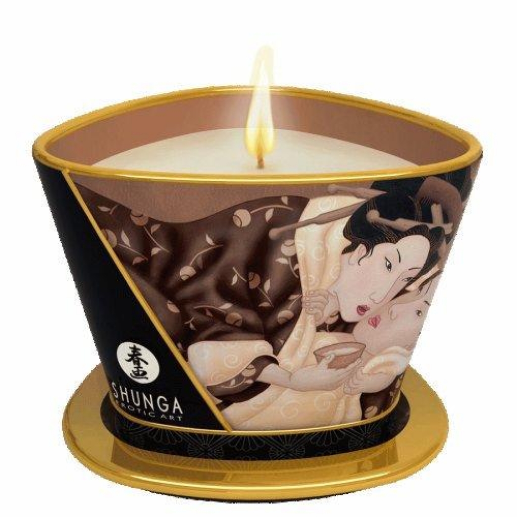 Shunga Massage Candle - Intoxicating Chocolate - 5.7oz