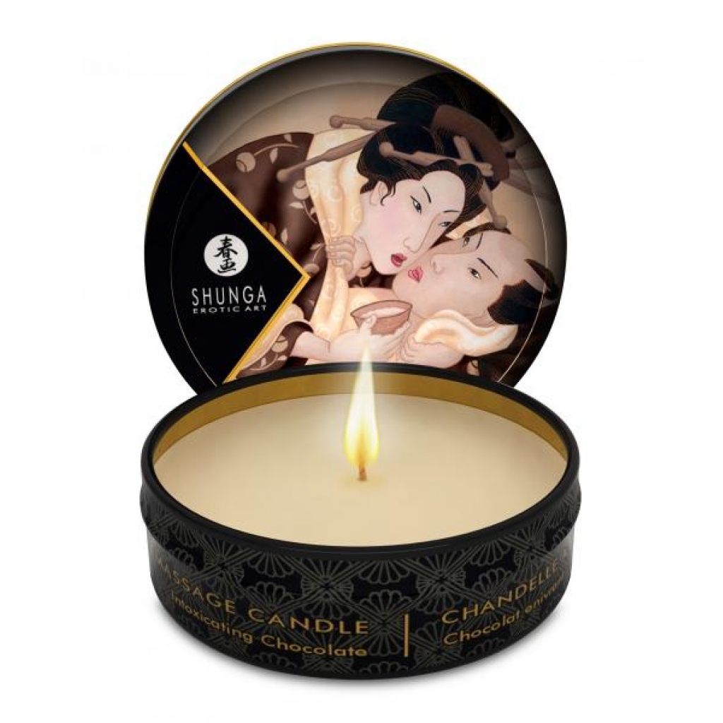 Shunga Massage Candle - Intoxicating Chocolate 1oz.