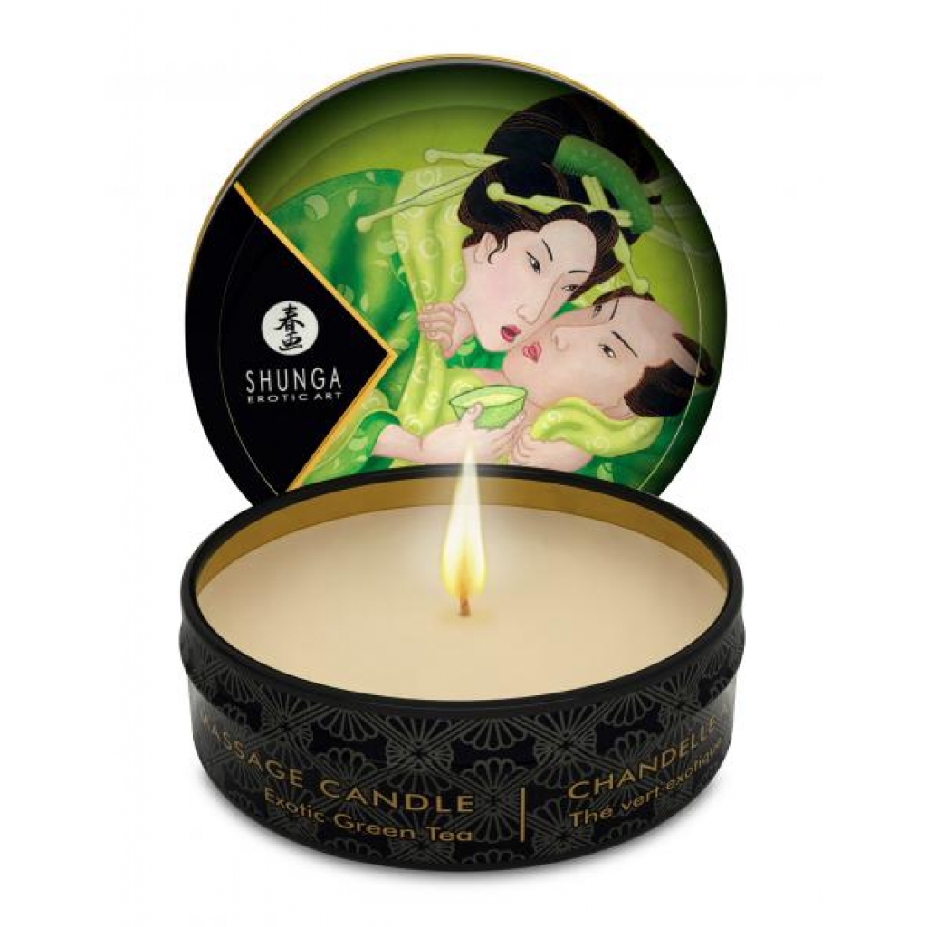 Massage Candle: Exotic Green Tea - 1oz