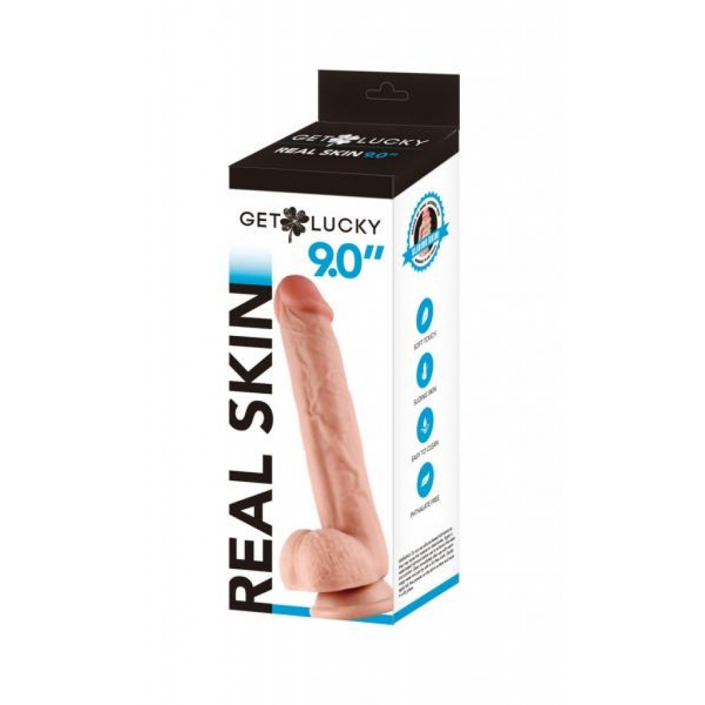 Shibari Get Lucky 9 inches Real Skin Dildo - Ultimate Realism