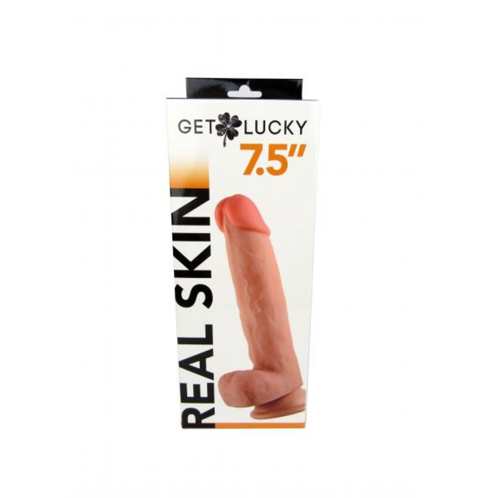 Shibari Get Lucky 7.5 Real Skin Light Brown Dildo