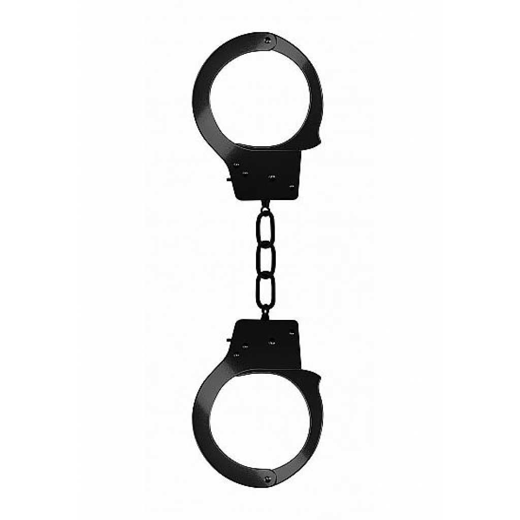 Ouch! Beginners Metal Handcuffs - Black